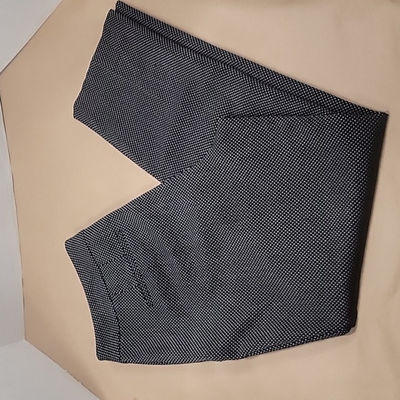 Ann Taylor Black with White Polka-Dot Trousers, Size 10P - Picture 1 of 9